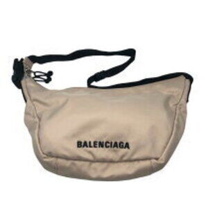 Balenciaga Wheel Slip Bag Beige Tan shoulder